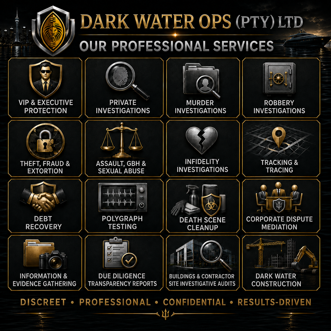 Dark Water Ops professional services